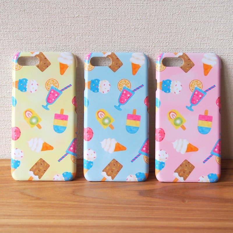 【iPhoneプラケース】アイスクリーム - 手机壳/手机套 - 塑料 粉红色