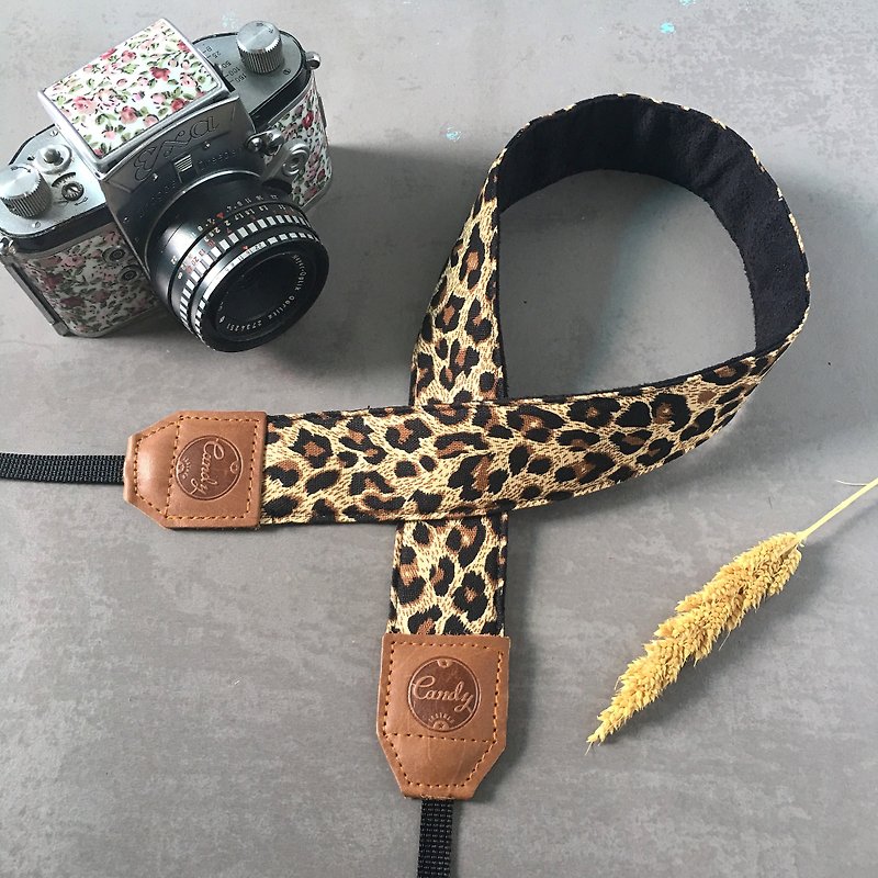 Cheetah Mirrorless or DSLR Camera Strap - 相机 - 棉．麻 咖啡色