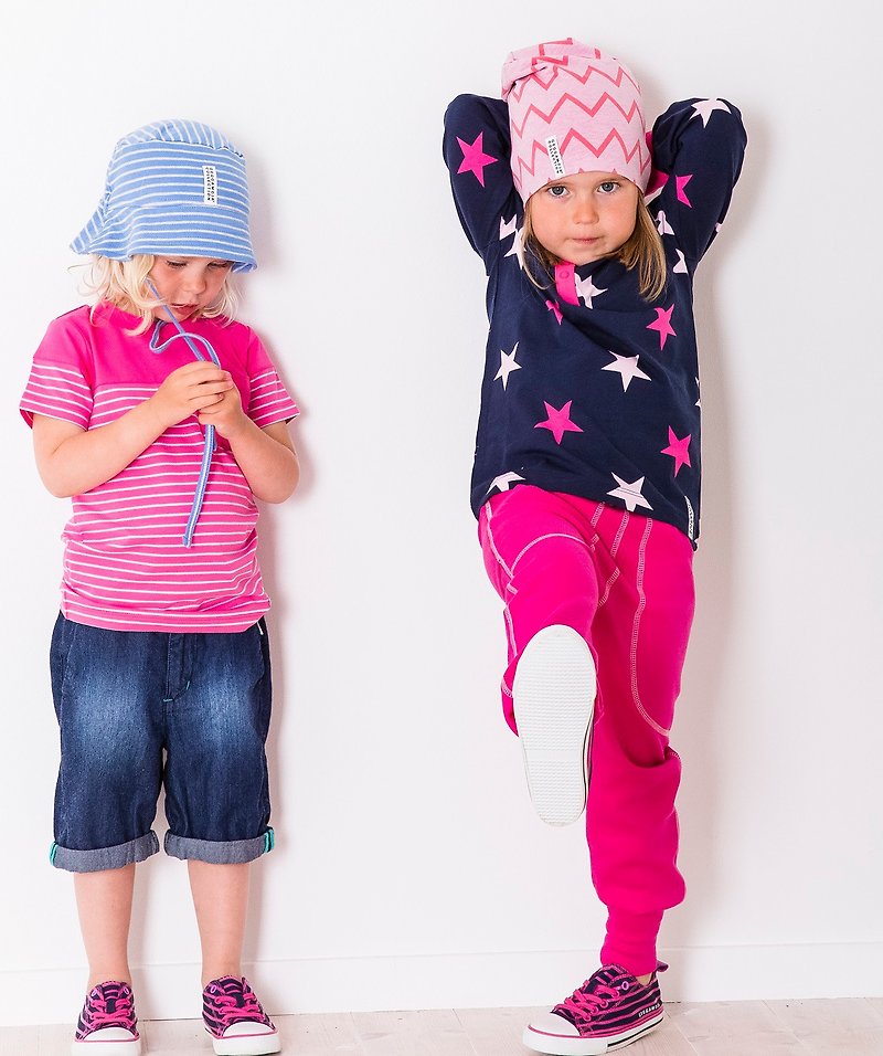【瑞典童装】有机棉长袖上衣1岁至2岁 星星 - 童装上衣 - 棉．麻 红色