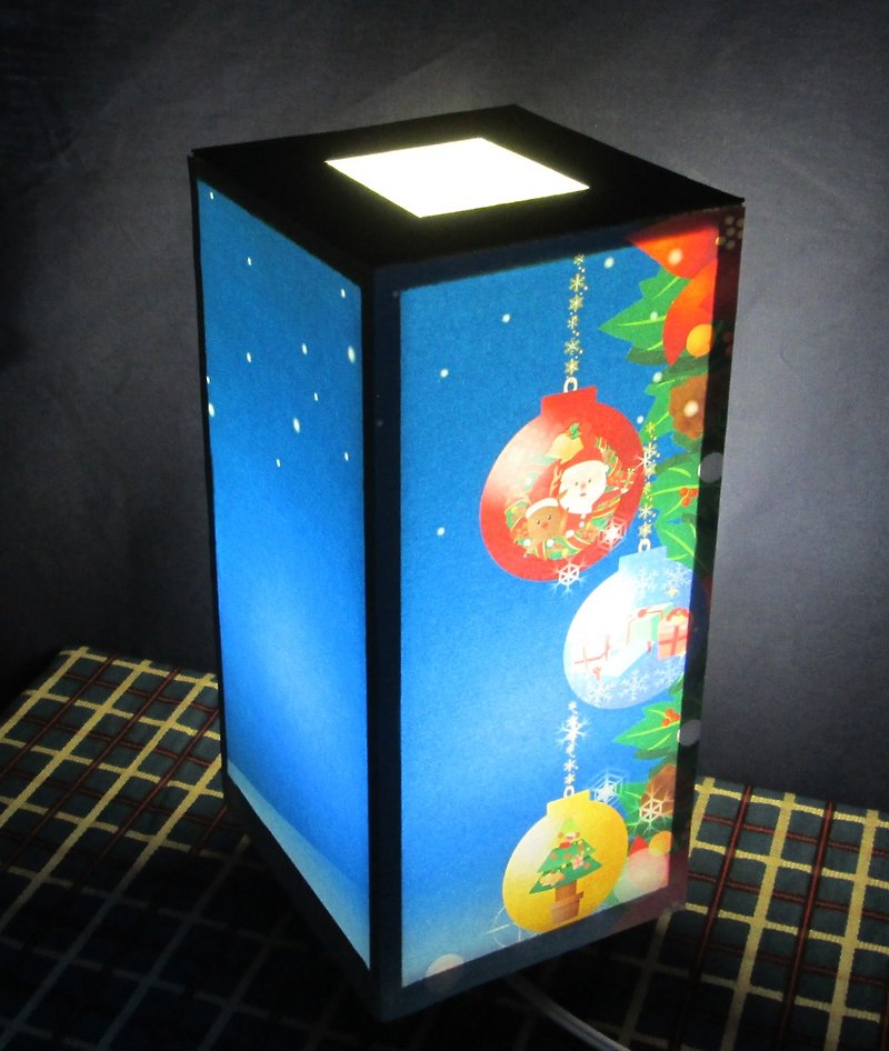 聖夜・クリスマスの星空　中形・LED　飾りライトスタンドの醍醐味を!! - 灯具/灯饰 - 木头 金色