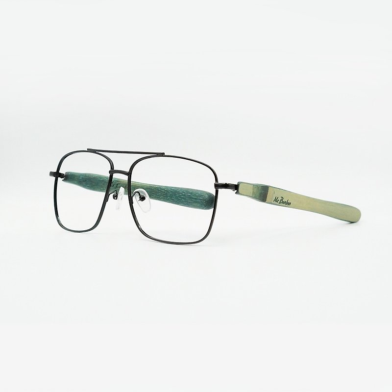 小F 机能竹直脚 -黑绿竹F-03 Mr.Banboo台湾手工眼镜 - 眼镜/眼镜框 - 竹 