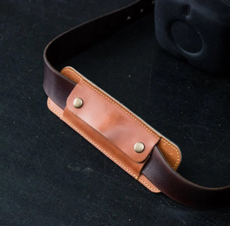 Personalized leather shoulder strap pad, shoulder strap tote bag,