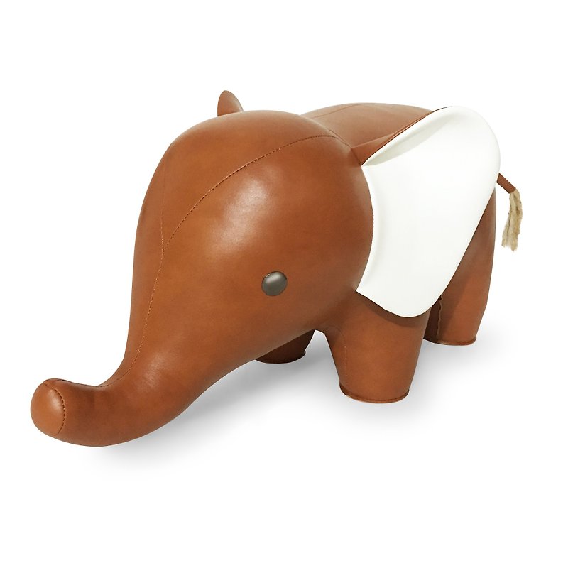 【售完即止】Zuny - Elephant 大象 中尺寸居家摆饰 - 摆饰 - 人造皮革 多色