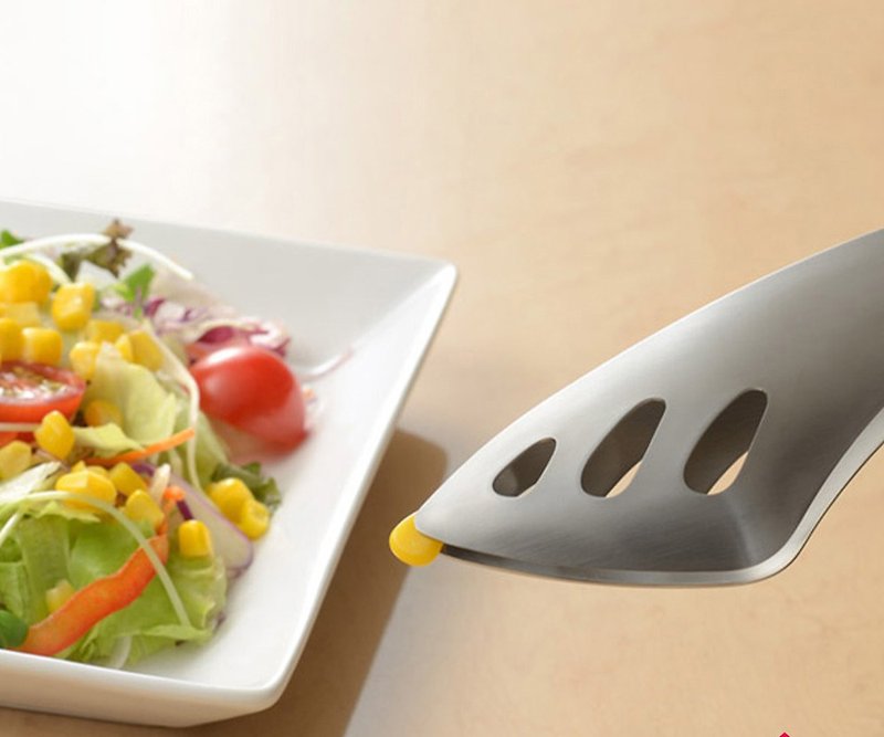 【新品上市】日本AUX leye 不沾桌沙拉料理夹 - 厨房用具 - 不锈钢 