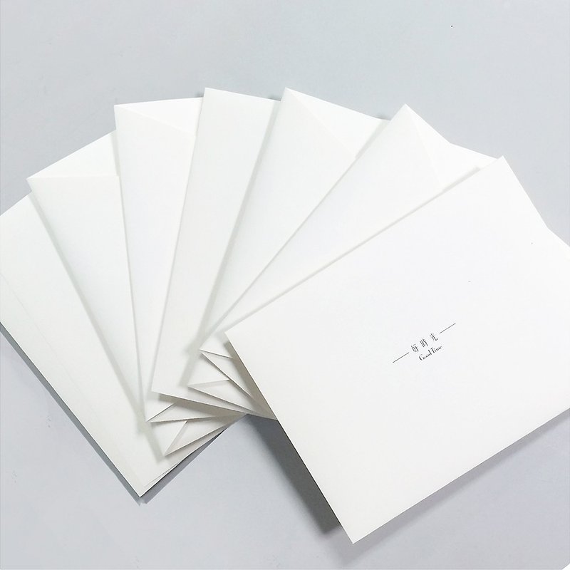 高品质精美信封(明信片专用-定制文字信封) - 卡片/明信片 - 纸 白色