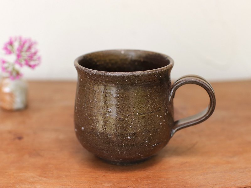 備前焼 コーヒーカップ(大)　c8-067 - 咖啡杯/马克杯 - 陶 咖啡色