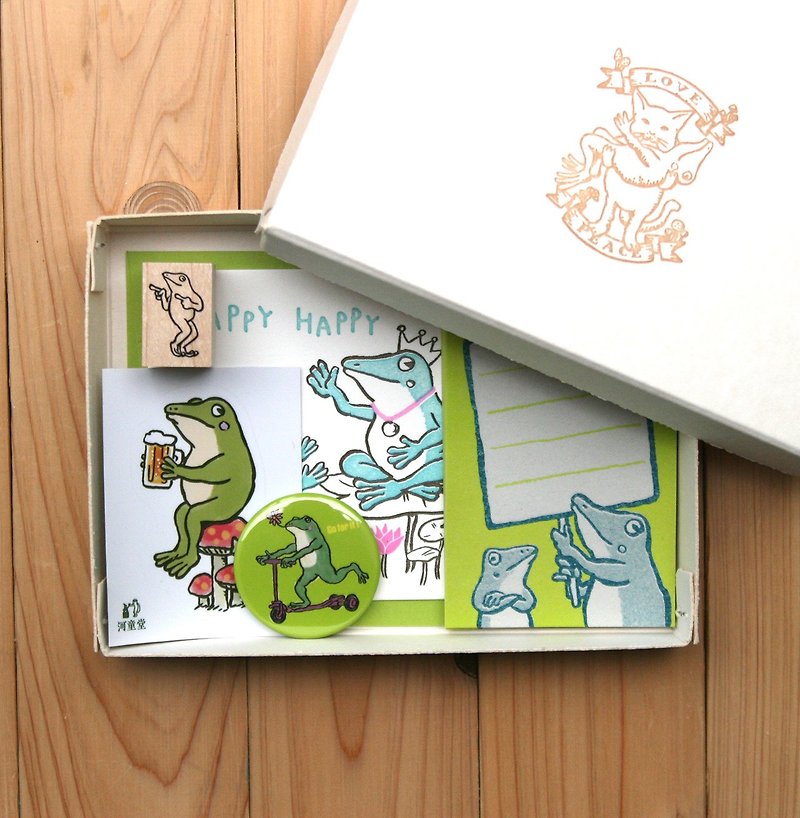 青蛙BOX - 纸盒/包装盒 - 纸 绿色