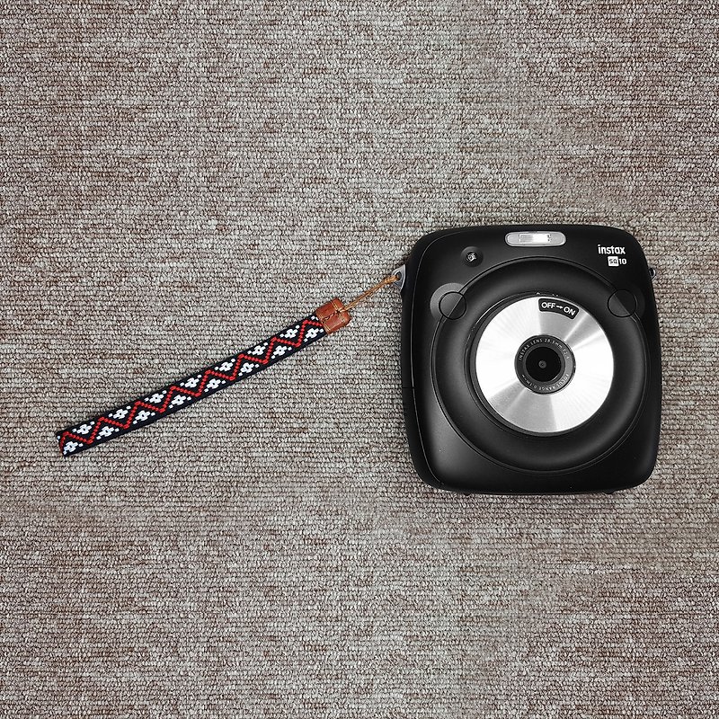 相机绳 相机带 手机绳 手腕带 手绳 吊饰 织带 生日礼物 - 吊饰 - 聚酯纤维 红色