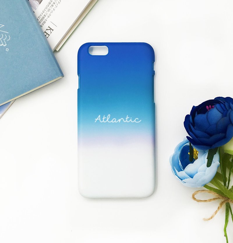Atlantic大西洋-iPhone原创手机壳/保护套 - 手机壳/手机套 - 塑料 蓝色