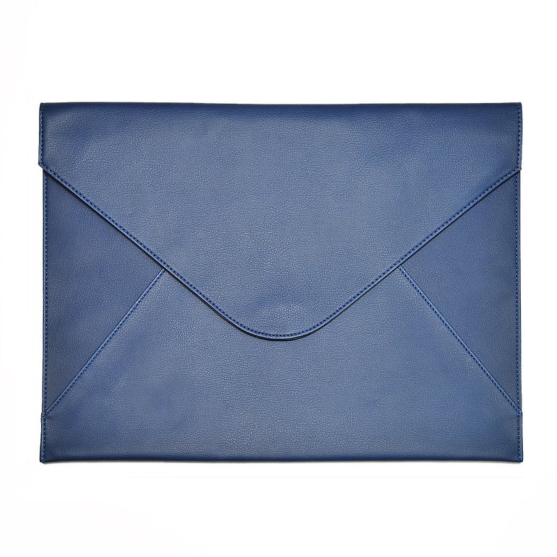 意雅 13" 电脑袋 客制化 免费烙印 电脑包 macbook 笔电 保护套 - 电脑包 - 人造皮革 蓝色