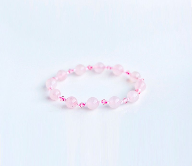 阿芙萝黛(Aphrodite的玫瑰2 - 手链/手环 - 宝石 粉红色