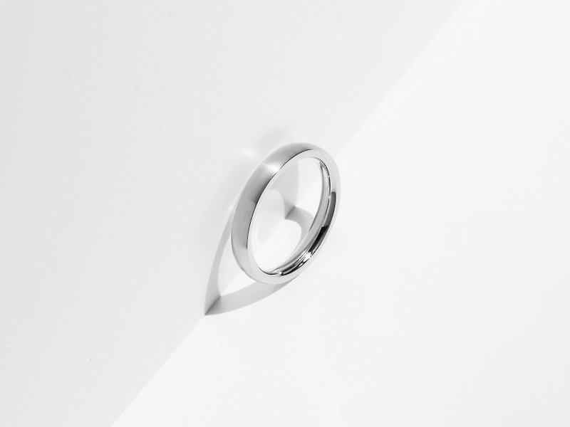 The Everyday 戒指 | 银 | 定制刻字 - 戒指 - 不锈钢 银色