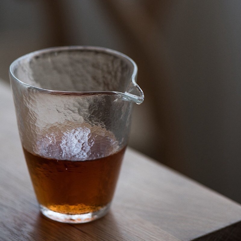 闻说|日式锤纹鹰嘴公道杯 加厚耐热透明玻璃 - 茶具/茶杯 - 玻璃 