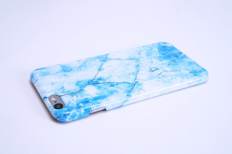 极地大理石【冰晶蓝】iPhone 6 Plus/6S Plus (5.5寸)  手机壳/保护壳/手机硬壳/保护壳/保护套 - 手机壳/手机套 - 塑料 蓝色