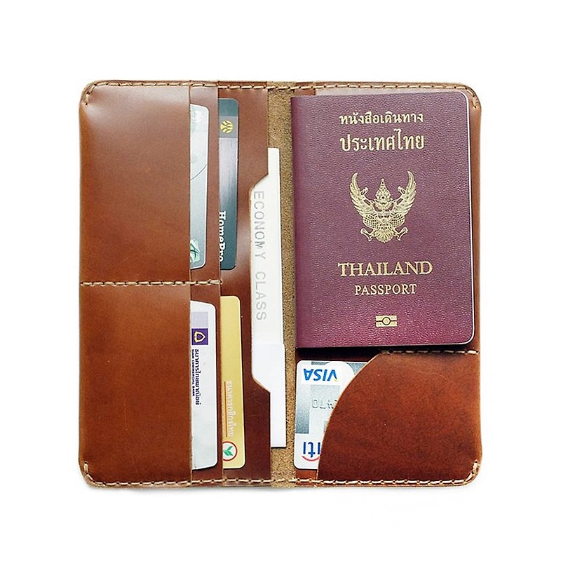 Smart Wallet Passport Holder Multi purpose - 护照夹/护照套 - 真皮 