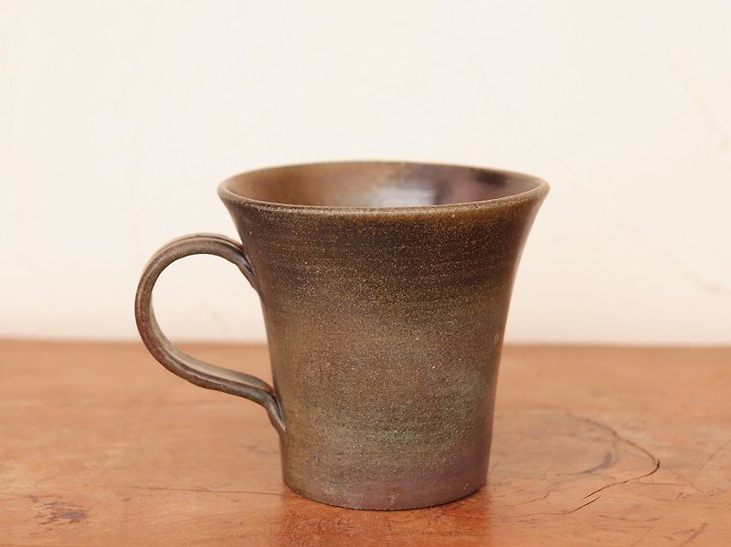 備前 コーヒーカップ(大)　c5-059 - 咖啡杯/马克杯 - 陶 咖啡色