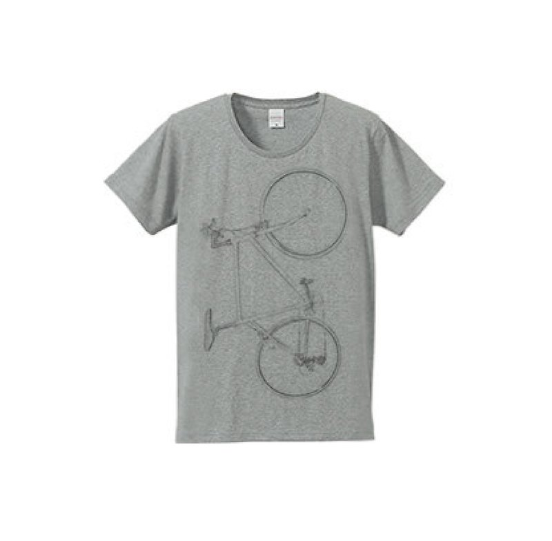 Colorless bike（4.7oz Tシャツ　gray） - 男装上衣/T 恤 - 棉．麻 灰色