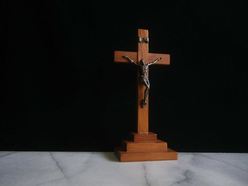 【老时光 OLD-TIME】早期木制耶稣十字架 - 摆饰 - 其他材质 