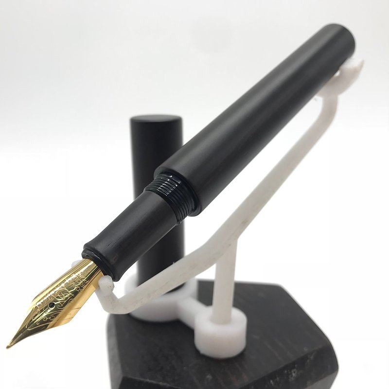 MicForest 微森林/限量商品-原木钢笔--黑檀 - 钢笔 - 木头 黑色