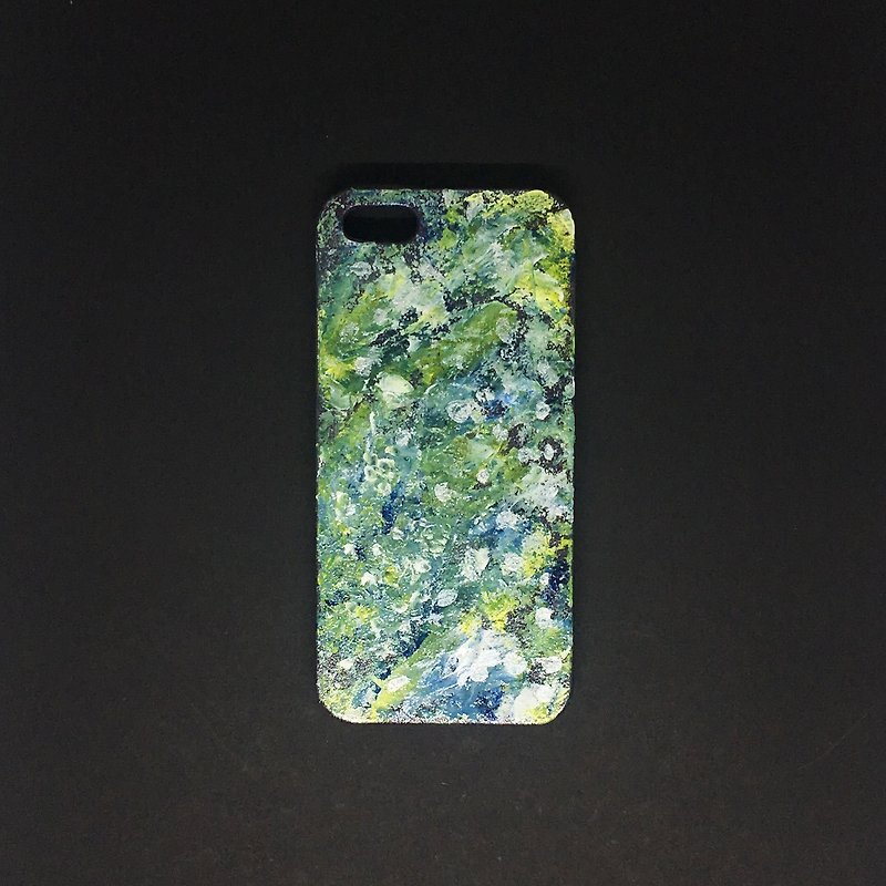 Acrylic Hand Paint Phone Case | iPhone 5s/SE |  Forest - 手机壳/手机套 - 压克力 绿色