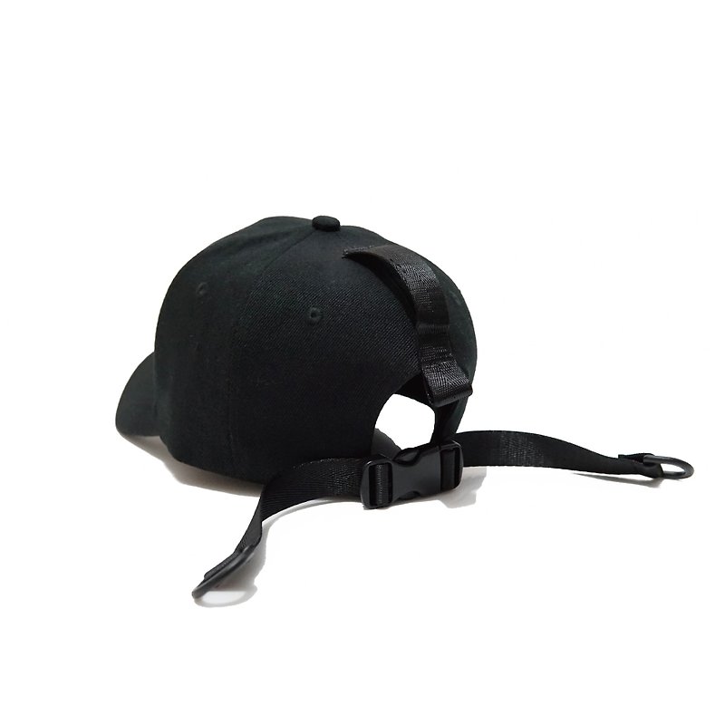 KAKY CAP 02-机能棒球帽（黑色） - 帽子 - 聚酯纤维 黑色