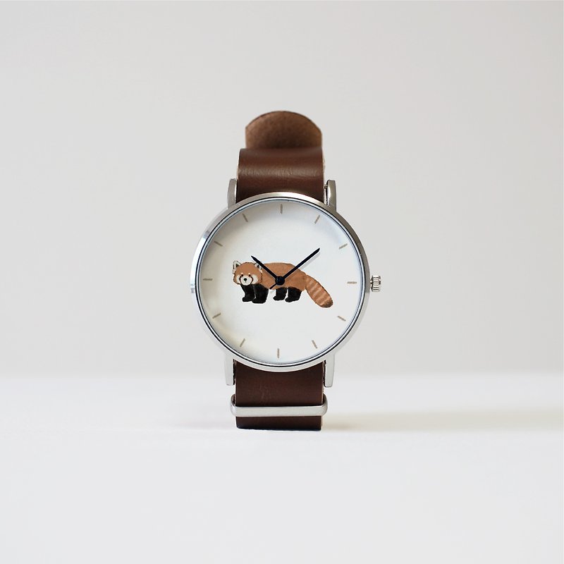 レッサーパンダの腕時計 - 女表 - 其他金属 咖啡色