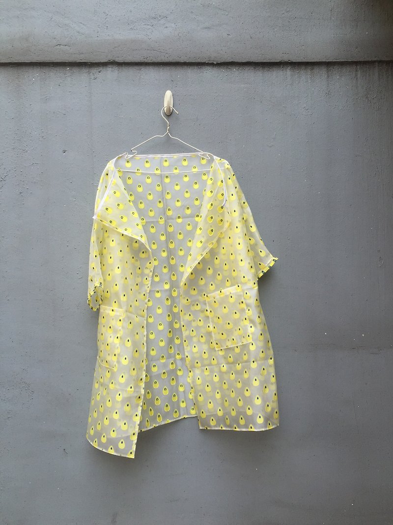 下雨了/纱织外套/雨点 - 女装休闲/机能外套 - 其他材质 黄色
