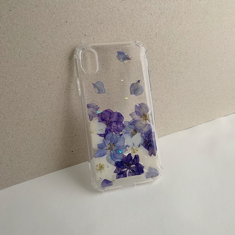 想入飞飞 (梦幻紫版)  压花手机套 iPhone 14 Pro - 手机壳/手机套 - 植物．花 紫色