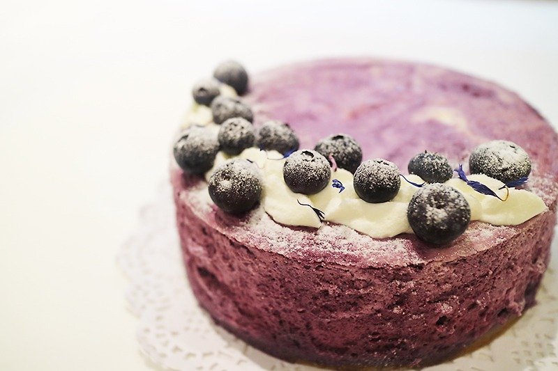 野生小蓝莓奶酪蛋糕 8寸 - 蛋糕/甜点 - 新鲜食材 紫色