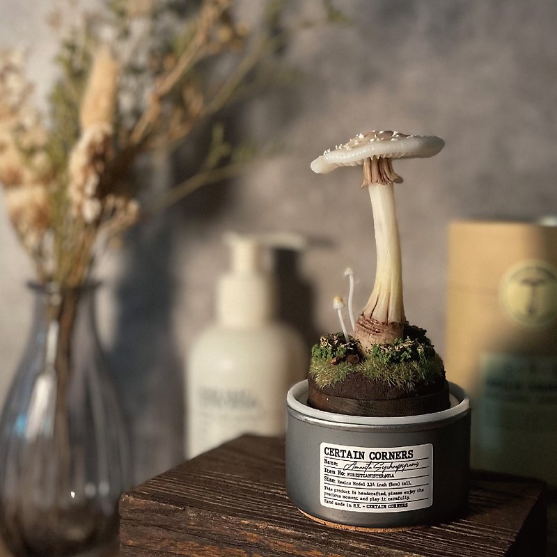 蘑菇雕塑夜灯 - 残托鹅膏 - 轻触式可调控 - 灯具/灯饰 - 其他材质 