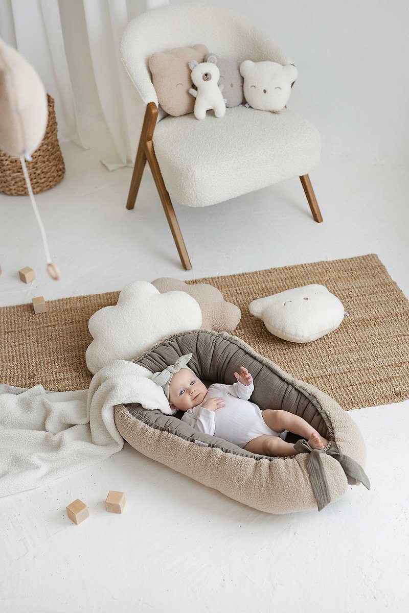 自然色婴儿巢 TEDDY - 婴儿床上用品 - 棉．麻 多色