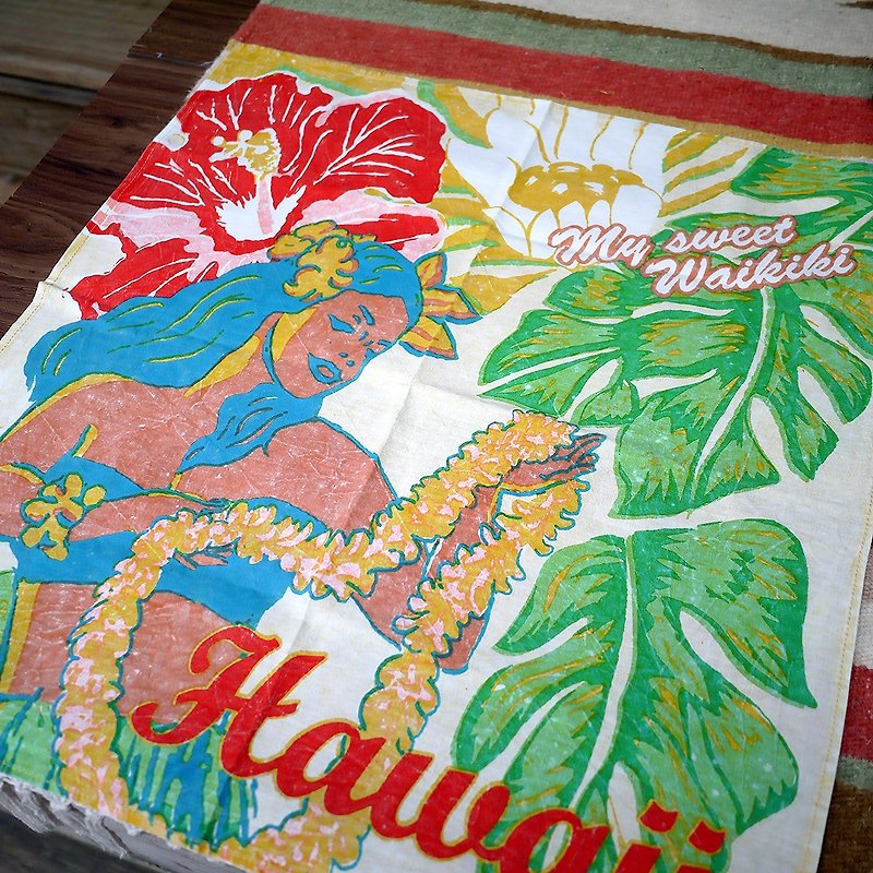 【预购中】✱夏威夷女孩儿万用方巾/手帕✱(两色) - 其他 - 棉．麻 多色