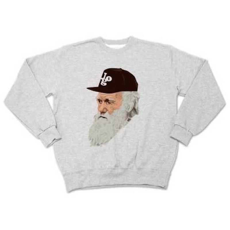UOG Darwin（sweat ash） - 中性连帽卫衣/T 恤 - 棉．麻 灰色