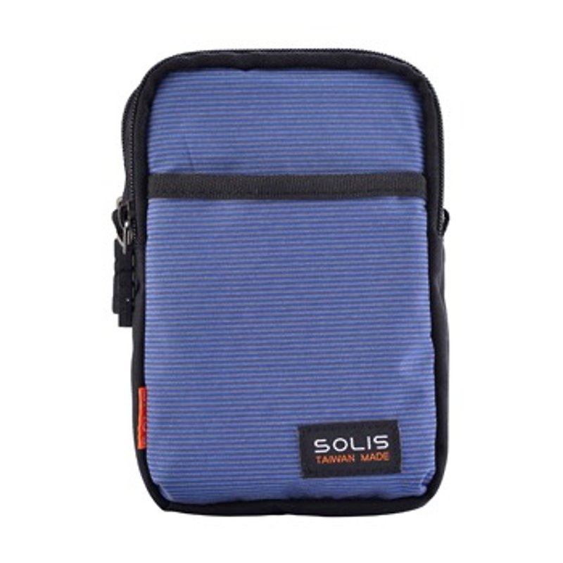 SOLIS [ 反光印花系列 ] 多功能万用包 (横条蓝) - 侧背包/斜挎包 - 其他材质 多色