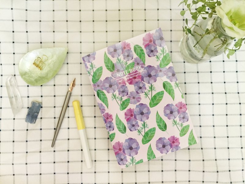 花的敍事曲-相信你自己笔记本 - 笔记本/手帐 - 纸 紫色