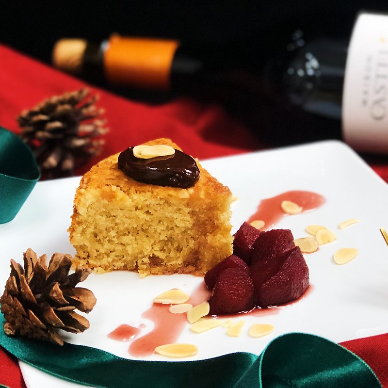 圣诞·热红酒巧克力苹果香料蛋糕 6寸 生日 圣诞 - 蛋糕/甜点 - 新鲜食材 红色