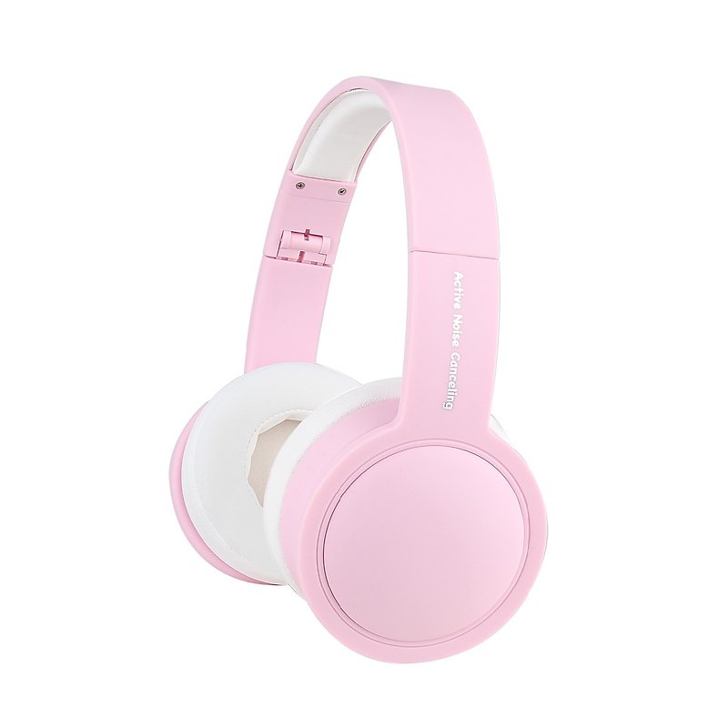 无线主动式抗噪儿童安全耳机-粉红色 - 耳机 - 塑料 粉红色