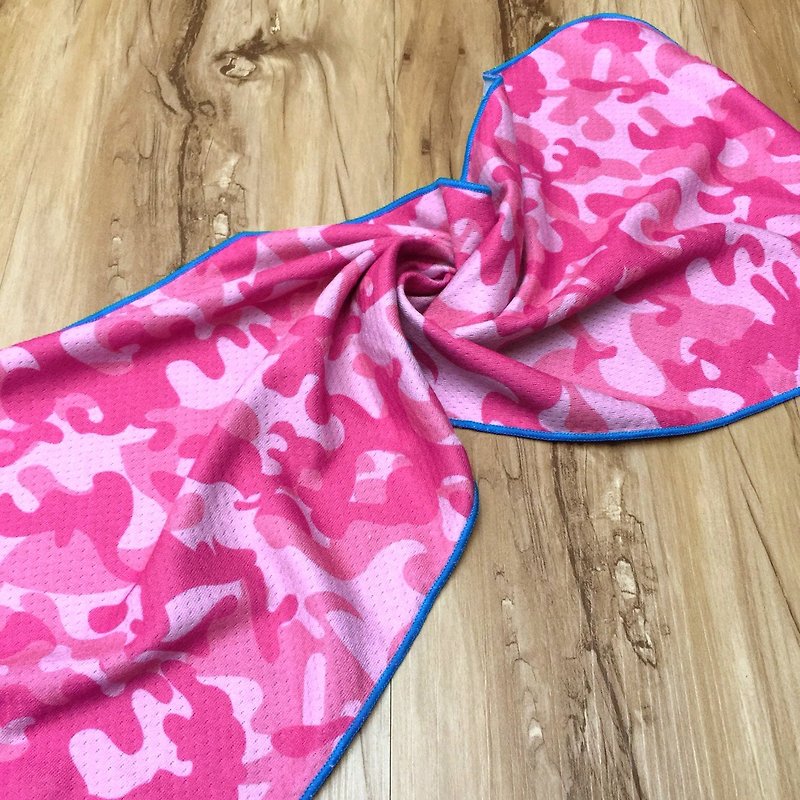 凉感巾-粉红迷彩 - 其他 - 聚酯纤维 粉红色