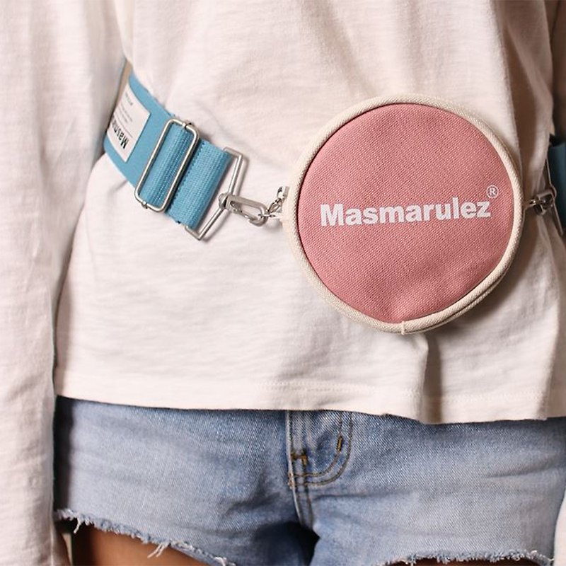 韩国设计师品牌 Masmarulez 小圆包 胸包 腰包 吊饰包 - 侧背包/斜挎包 - 其他材质 