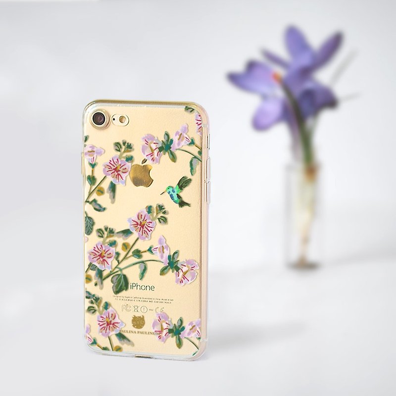 免费刻字 蜂鸟手机壳 iPhone xs Samsung Note 9交换礼物 - 手机壳/手机套 - 塑料 粉红色
