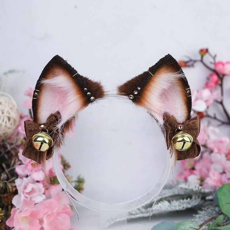 Brown Cat Ears - 发饰 - 其他材质 咖啡色