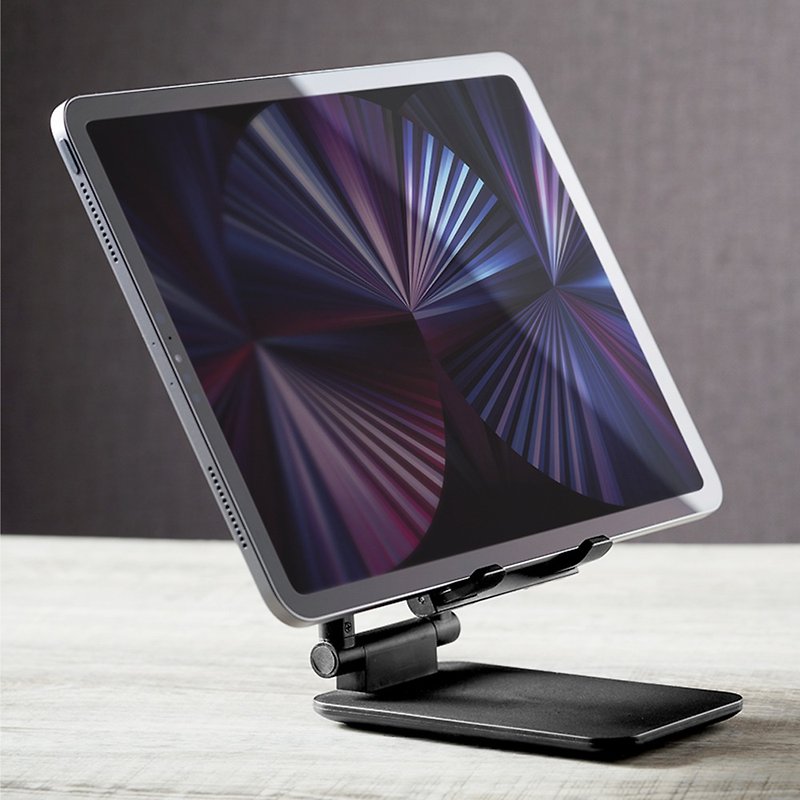 MOMAX Fold Stand 随身手机&平板支架(PS6) - 手机座/防尘塞 - 铝合金 黑色