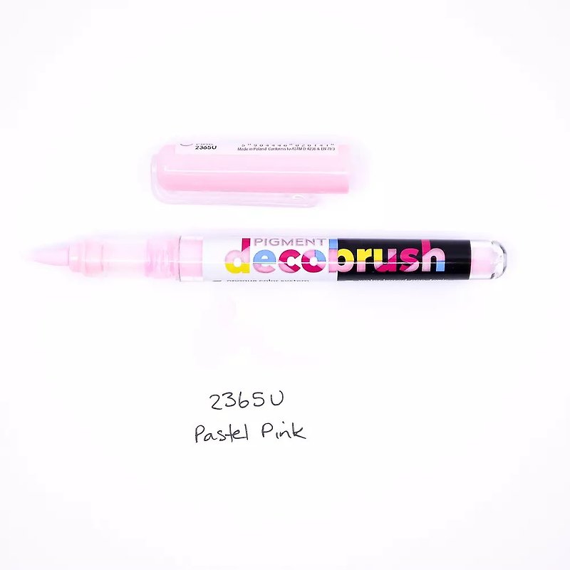 粉淡红 2365U - 软头塑胶彩笔 DecoBrush Pigment - 其他书写用品 - 塑料 粉红色