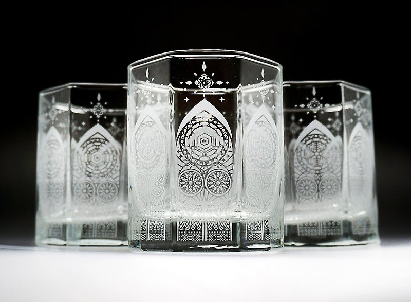 雪華の大聖堂【Octa】 - 杯子 - 玻璃 透明