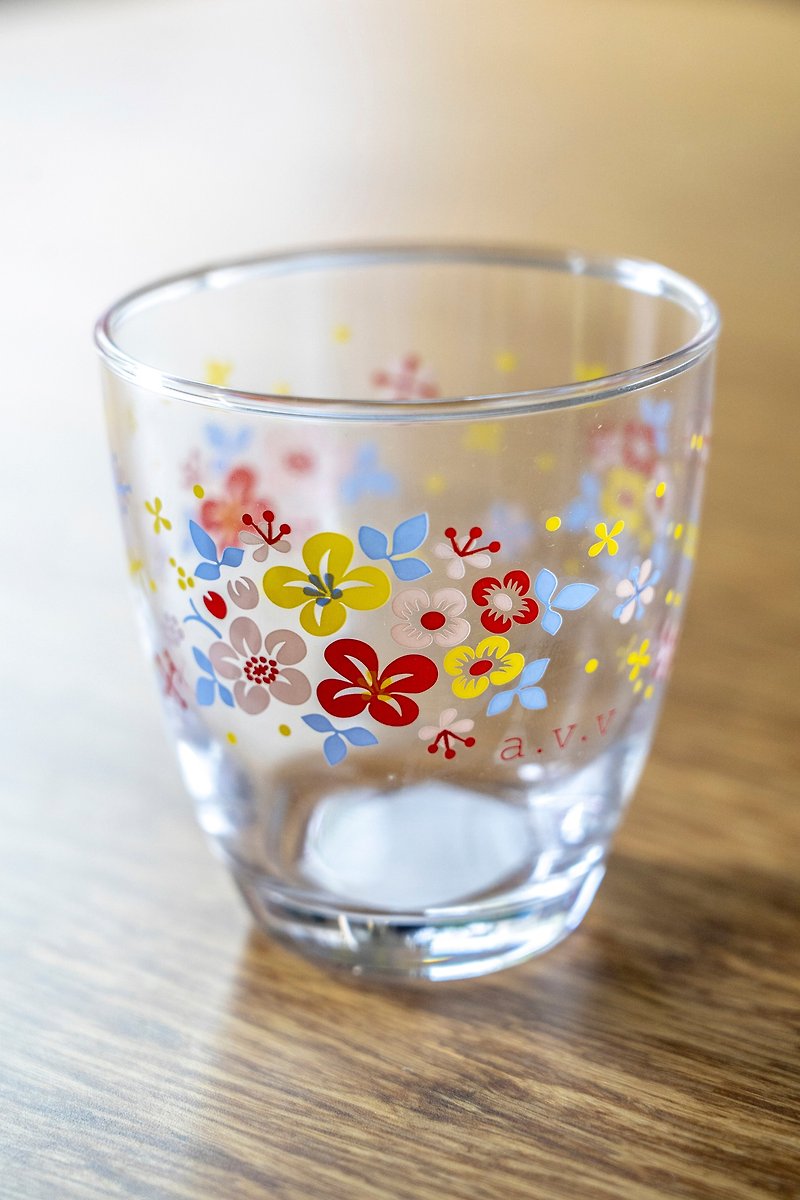 日本制 东京佐佐木硝子印花玻璃杯  全新未使用 台湾包邮 - 杯子 - 玻璃 透明