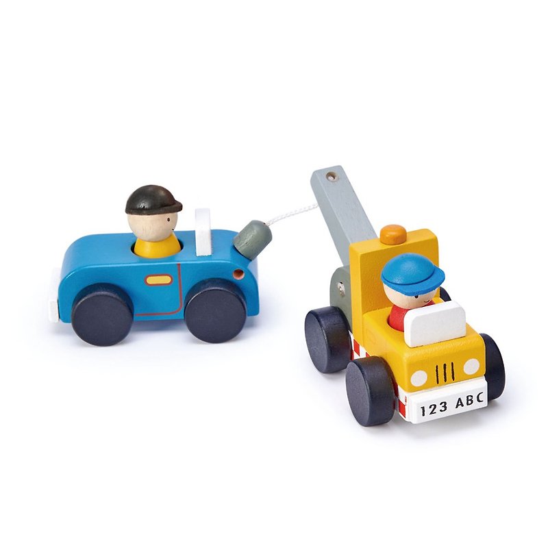 拖吊车 - 玩具/玩偶 - 木头 