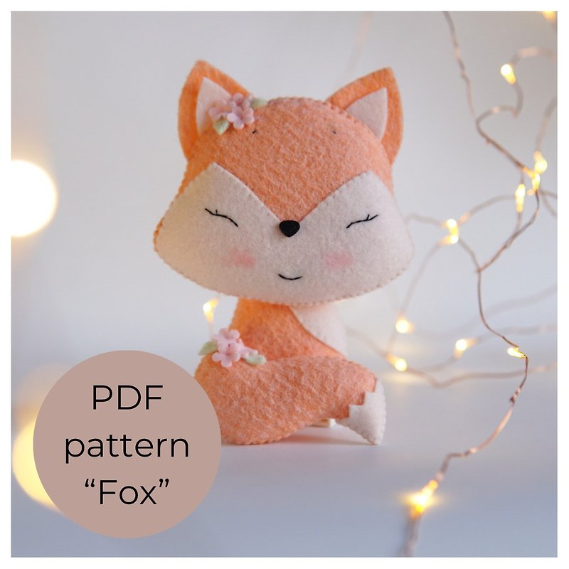PDF pattern Fox - 玩具/玩偶 - 其他材质 