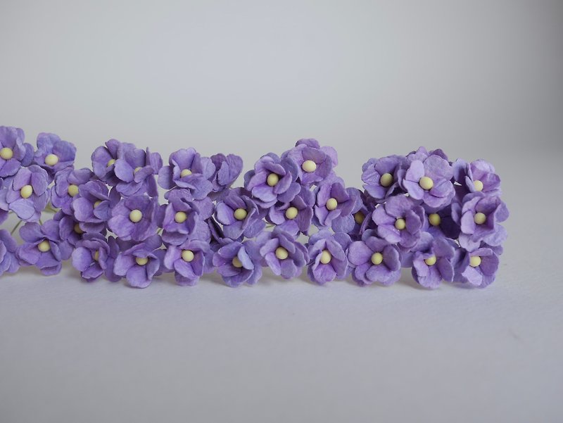 纸花，用品，100 件。绣球花，尺寸2.0厘米，紫色 - 其他 - 纸 紫色