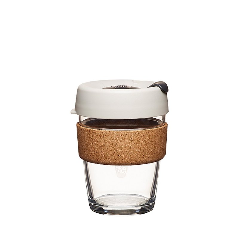 澳洲 KeepCup 软木 随身杯/咖啡杯/环保杯/外带杯 M - 浅烘焙 - 咖啡杯/马克杯 - 玻璃 白色