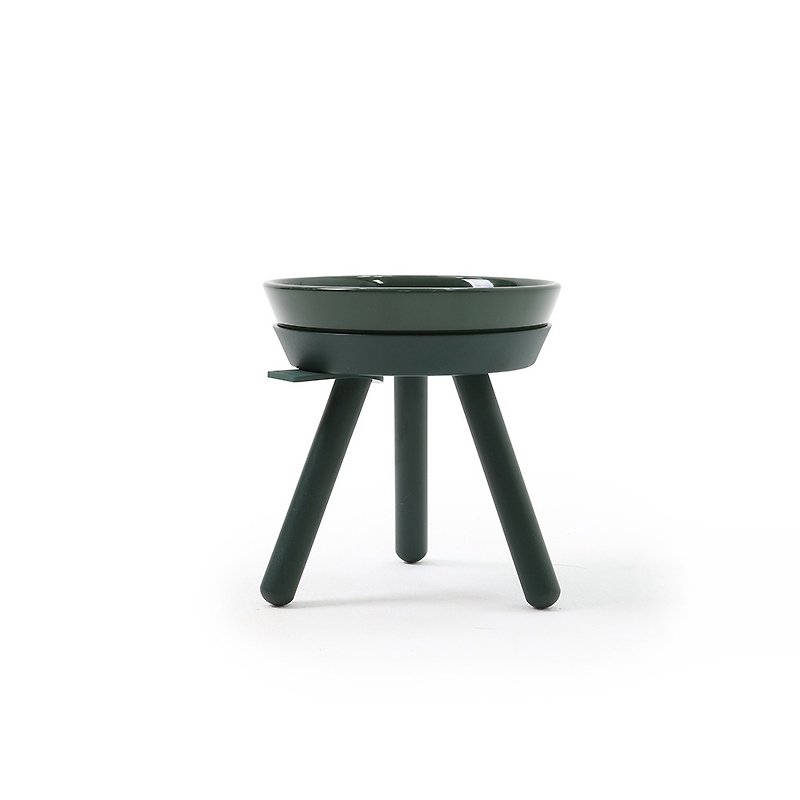 Oreo Table 高碗架组 - Dark Green - 碗/碗架 - 瓷 绿色